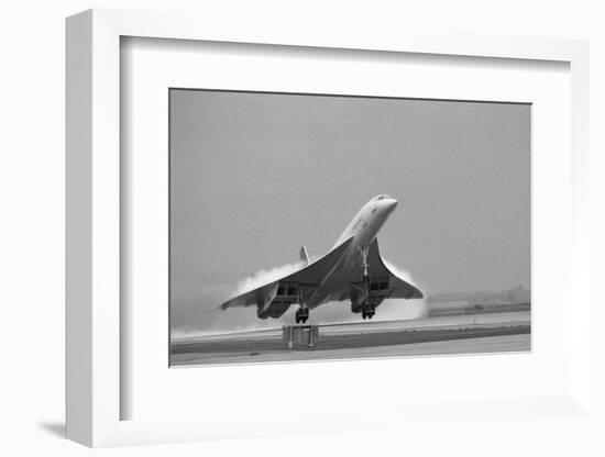 Concorde on First Takeoff from New York-null-Framed Photographic Print