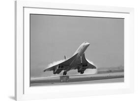 Concorde on First Takeoff from New York-null-Framed Photographic Print