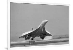 Concorde on First Takeoff from New York-null-Framed Photographic Print