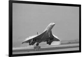 Concorde on First Takeoff from New York-null-Framed Photographic Print