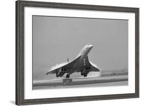 Concorde on First Takeoff from New York-null-Framed Photographic Print