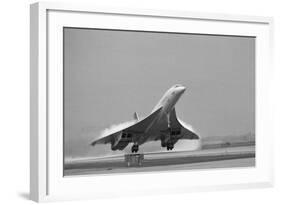 Concorde on First Takeoff from New York-null-Framed Photographic Print