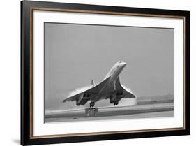 Concorde on First Takeoff from New York-null-Framed Photographic Print