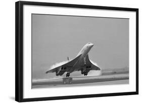 Concorde on First Takeoff from New York-null-Framed Photographic Print