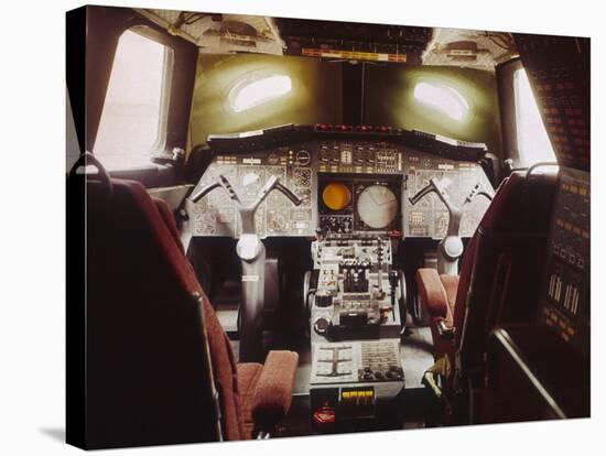 Concorde's Cockpit-null-Stretched Canvas