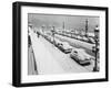 Concorde Square under the Snow in Paris-null-Framed Photographic Print