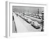 Concorde Square under the Snow in Paris-null-Framed Photographic Print