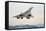 Concorde Supersonic Airliner Landing at Airport-null-Framed Stretched Canvas