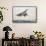 Concorde Supersonic Airliner Landing at Airport-null-Framed Stretched Canvas displayed on a wall