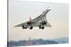 Concorde Supersonic Airliner Landing at Airport-null-Stretched Canvas