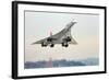 Concorde Supersonic Airliner Landing at Airport-null-Framed Photographic Print