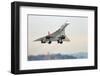 Concorde Supersonic Airliner Landing at Airport-null-Framed Photographic Print