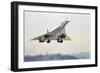 Concorde Supersonic Airliner Landing at Airport-null-Framed Photographic Print