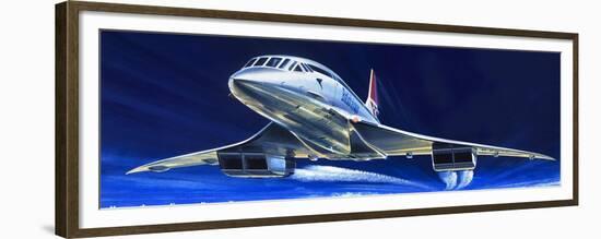 Concorde-Wilf Hardy-Framed Giclee Print