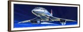 Concorde-Wilf Hardy-Framed Giclee Print