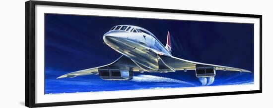 Concorde-Wilf Hardy-Framed Giclee Print