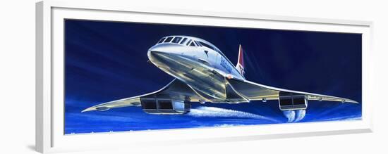 Concorde-Wilf Hardy-Framed Giclee Print