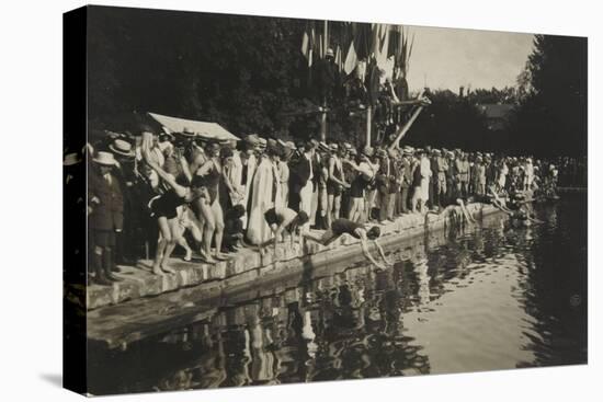 Concours de natation sur le canal, 1939-null-Stretched Canvas