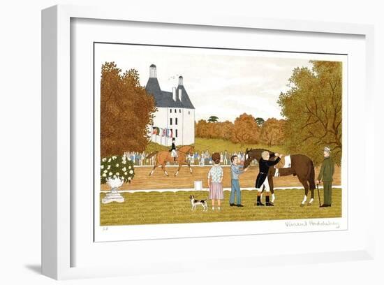 Concours hippique-Vincent Haddelsey-Framed Collectable Print