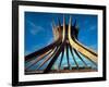 Concrete Framework for Conical Roman Catholic Cathedral Designed by Architect Oscar Niemeyer-Dmitri Kessel-Framed Photographic Print