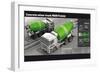 Concrete mixer truck MAN F2000.-null-Framed Photographic Print