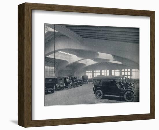 Concrete portal or rigid bent, 1922-null-Framed Photographic Print