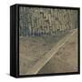 Concrete Wall and Road Surface-Clive Nolan-Framed Stretched Canvas