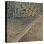 Concrete Wall and Road Surface-Clive Nolan-Stretched Canvas