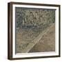 Concrete Wall and Road Surface-Clive Nolan-Framed Photographic Print