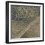 Concrete Wall and Road Surface-Clive Nolan-Framed Photographic Print