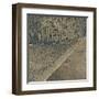 Concrete Wall and Road Surface-Clive Nolan-Framed Premium Photographic Print