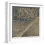 Concrete Wall and Road Surface-Clive Nolan-Framed Premium Photographic Print