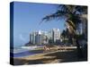 Condado Beach, San Juan, Puerto Rico, Central America-Richardson Rolf-Stretched Canvas