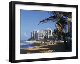 Condado Beach, San Juan, Puerto Rico, Central America-Richardson Rolf-Framed Photographic Print