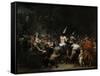 Condemned by the Inquisition-Eugenio Lucas Velazquez-Framed Stretched Canvas