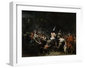 Condemned by the Inquisition-Eugenio Lucas Velazquez-Framed Giclee Print