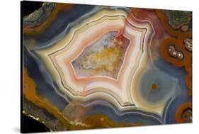 Condor Agate with Fortifcations-Darrell Gulin-Stretched Canvas