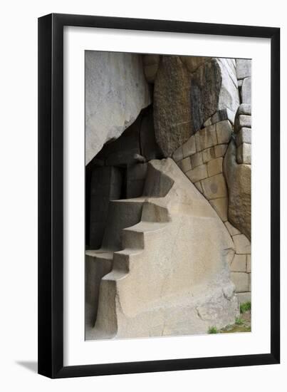 Condor Temple, Machu Picchu, Peru-Matthew Oldfield-Framed Photographic Print