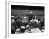 Conductor Arturo Toscanini Conducting Singers from the Metropolitan Opera-W^ Eugene Smith-Framed Premium Photographic Print