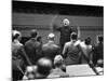 Conductor Arturo Toscanini Conducting Singers from the Metropolitan Opera-W^ Eugene Smith-Mounted Premium Photographic Print