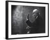 Conductor Arturo Toscanini Waving His Arms During the First Half Program of the Toscanini Tour-Joe Scherschel-Framed Premium Photographic Print