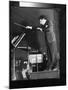 Conductor John Barbirolli Leading the New York Philharmonic-Margaret Bourke-White-Mounted Premium Photographic Print