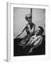 Conductor Leonard Bernstein Sitting with His Wife-Gordon Parks-Framed Premium Photographic Print