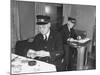 Conductors Working on the Rock Island Railroad-Bernard Hoffman-Mounted Photographic Print