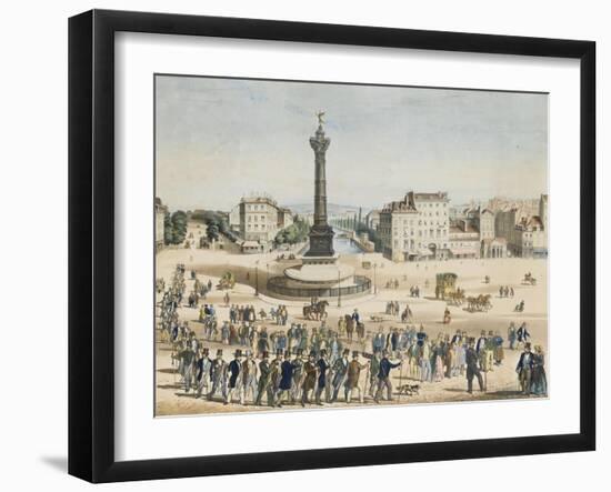 Conduite compagnonique de maréchal-ferrant-null-Framed Giclee Print