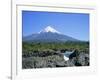 Cone of Volcan Osorno from the Petrohue Falls Near Puerto Montt, Chile, South America-Renner Geoff-Framed Photographic Print