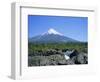 Cone of Volcan Osorno from the Petrohue Falls Near Puerto Montt, Chile, South America-Renner Geoff-Framed Photographic Print