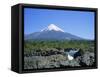 Cone of Volcan Osorno from the Petrohue Falls Near Puerto Montt, Chile, South America-Renner Geoff-Framed Stretched Canvas