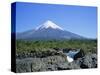 Cone of Volcan Osorno from the Petrohue Falls Near Puerto Montt, Chile, South America-Renner Geoff-Stretched Canvas