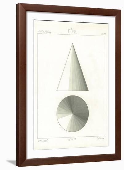 Cone Projection-Stephanie Monahan-Framed Giclee Print